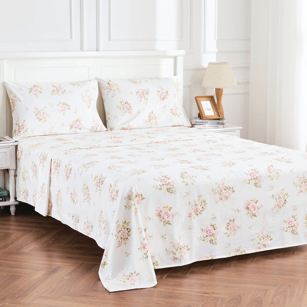 Rose Bouquet Sheet Set - Floral Sheet Sets