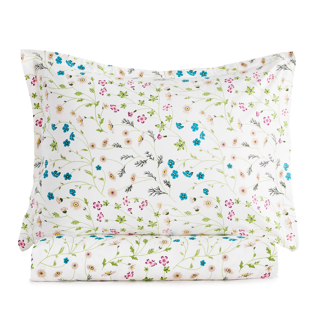400TC 100% Cotton Wildflower Duvet Set - Floral Bedding
