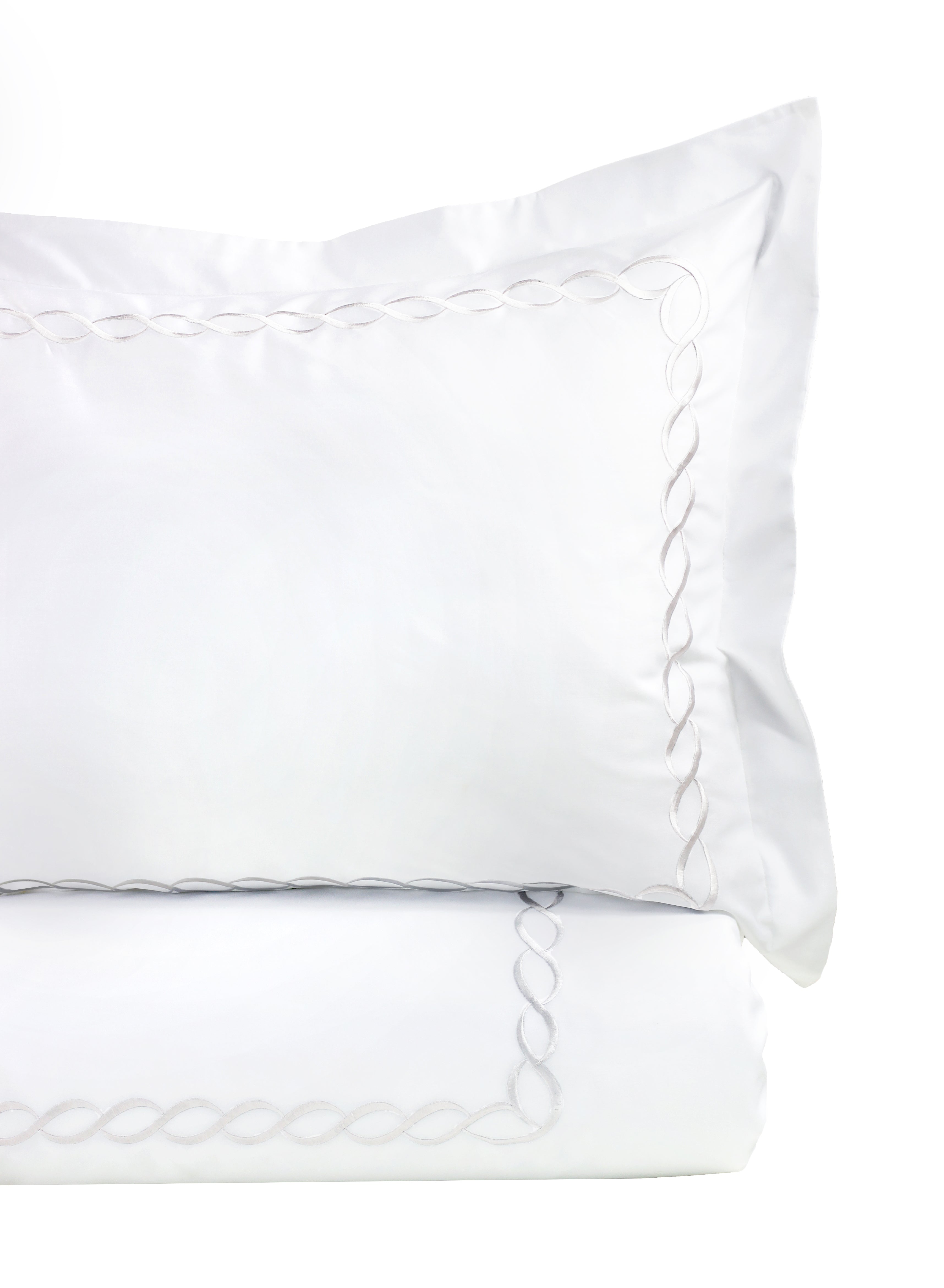 600TC Nautical And Coastal Rope Embroidered Duvet Set