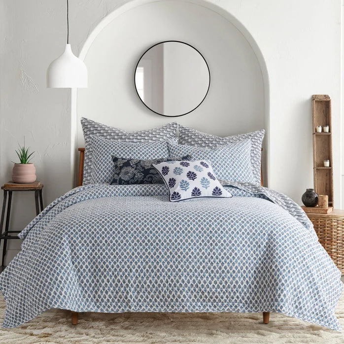 Aditya Blue Euro Sham Set of 2 | Nautical And Coastal Shams