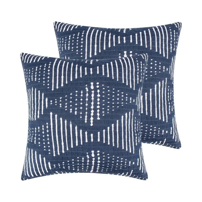 Bakio Euro Pillow Sham | Set of 2 | Nautical Shams