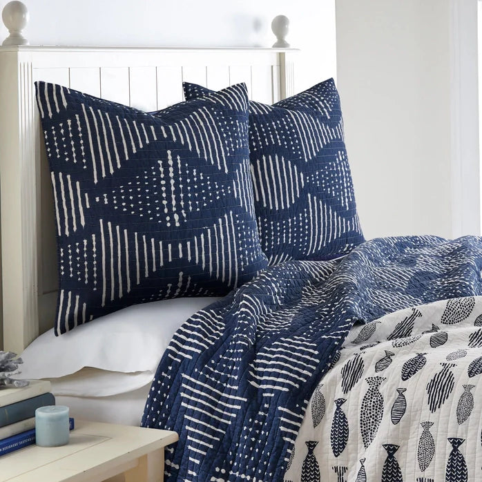 Bakio Euro Pillow Sham | Set of 2 | Nautical Shams