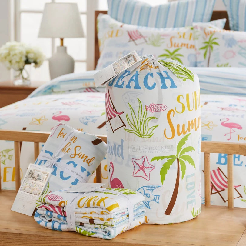 Beach Days Coastal Comforter Set - Beach Themed Comforter Set