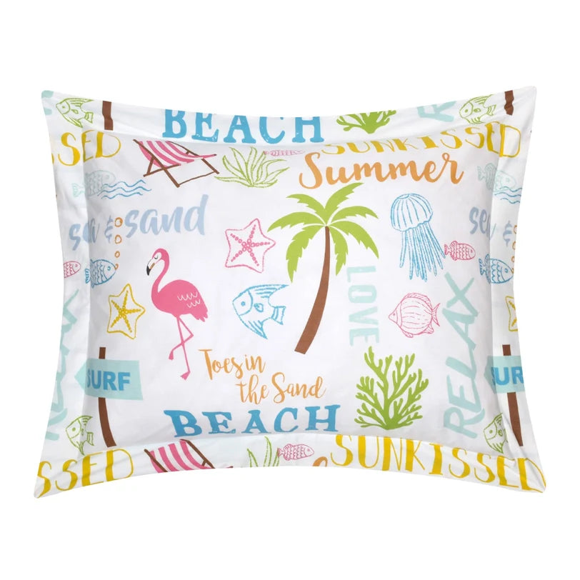 Beach Days Coastal Comforter Set - Beach Themed Comforter Set