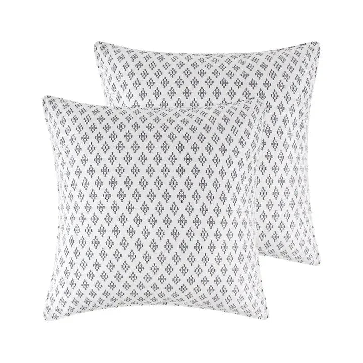 Bellamy Teal Euro Sham Set of 2 - Coastal Pillow Shams