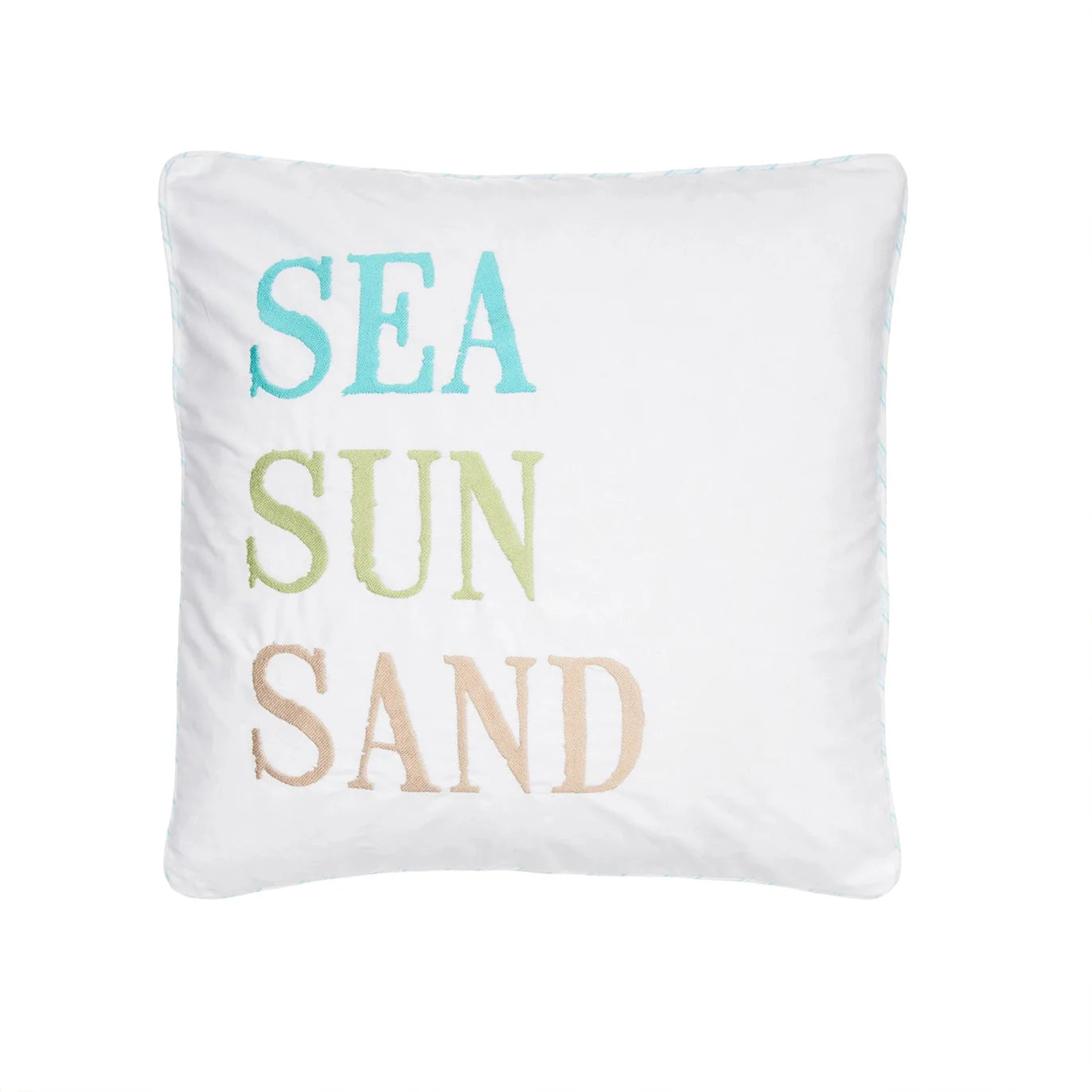 Biscayne Sea Sun Sand Pillow