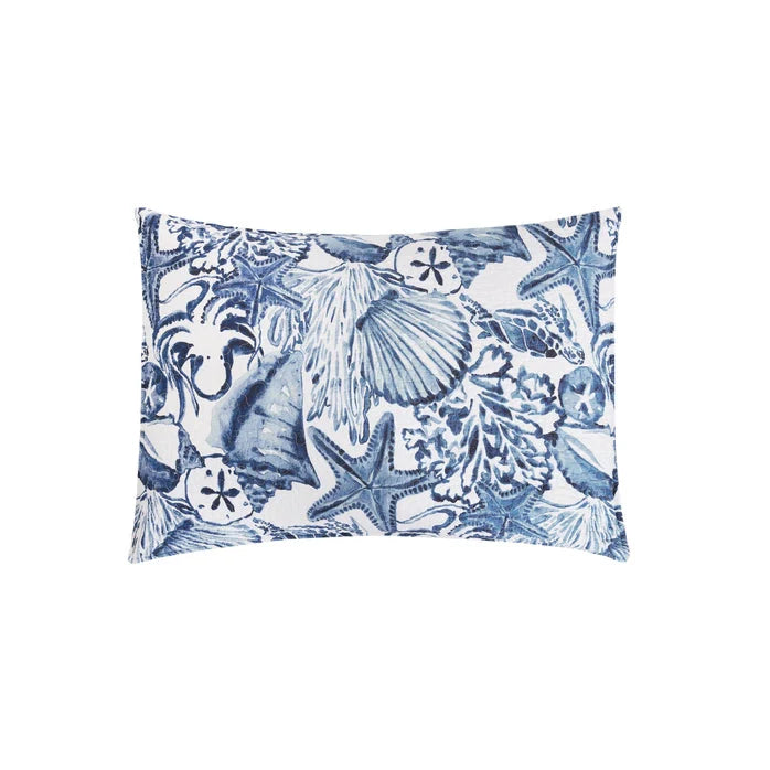 Blue Coast Shells Coastal Quilt Set- Coastal Quilt Set