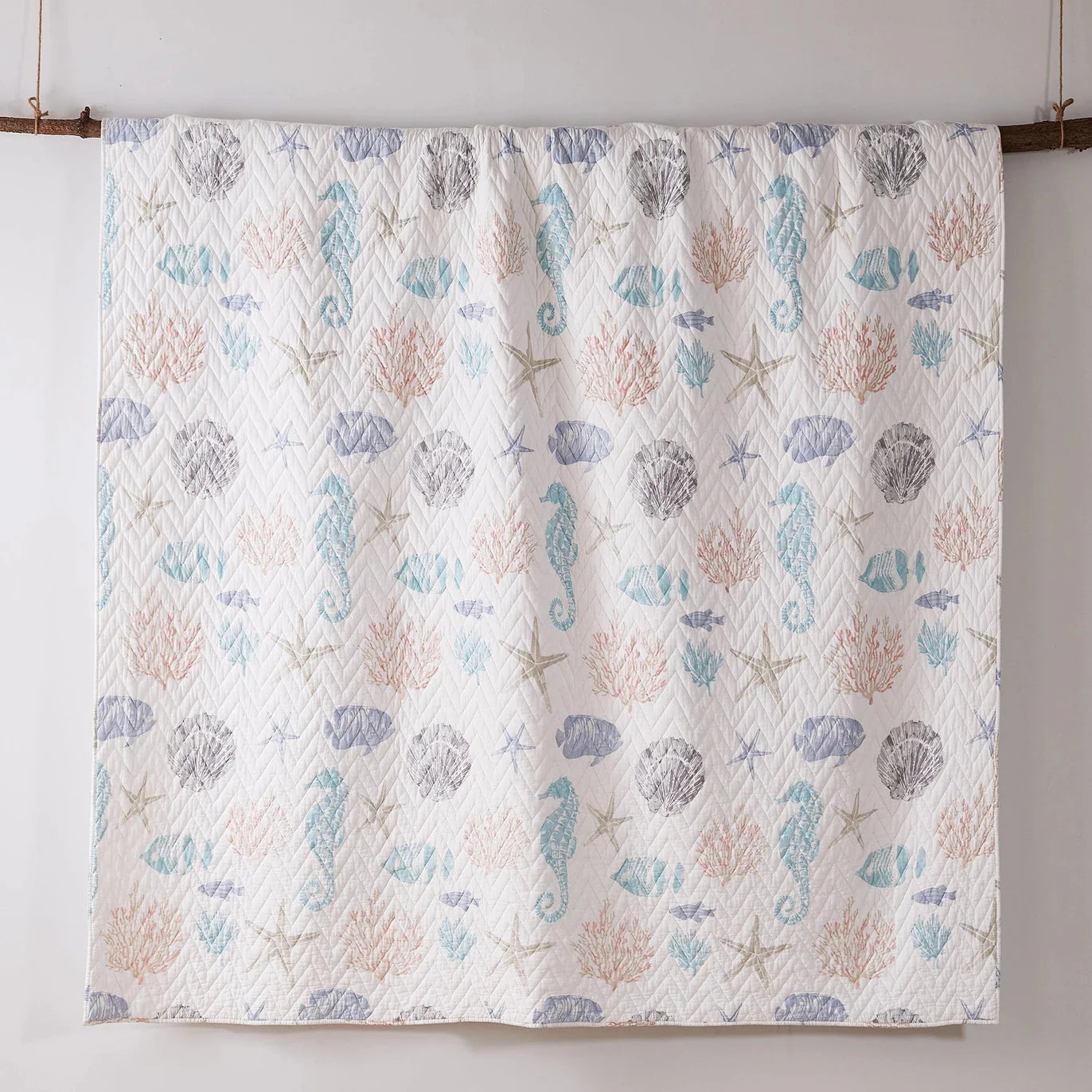 Blue Sea Quilt Set - Coastal Blue Quilt Set