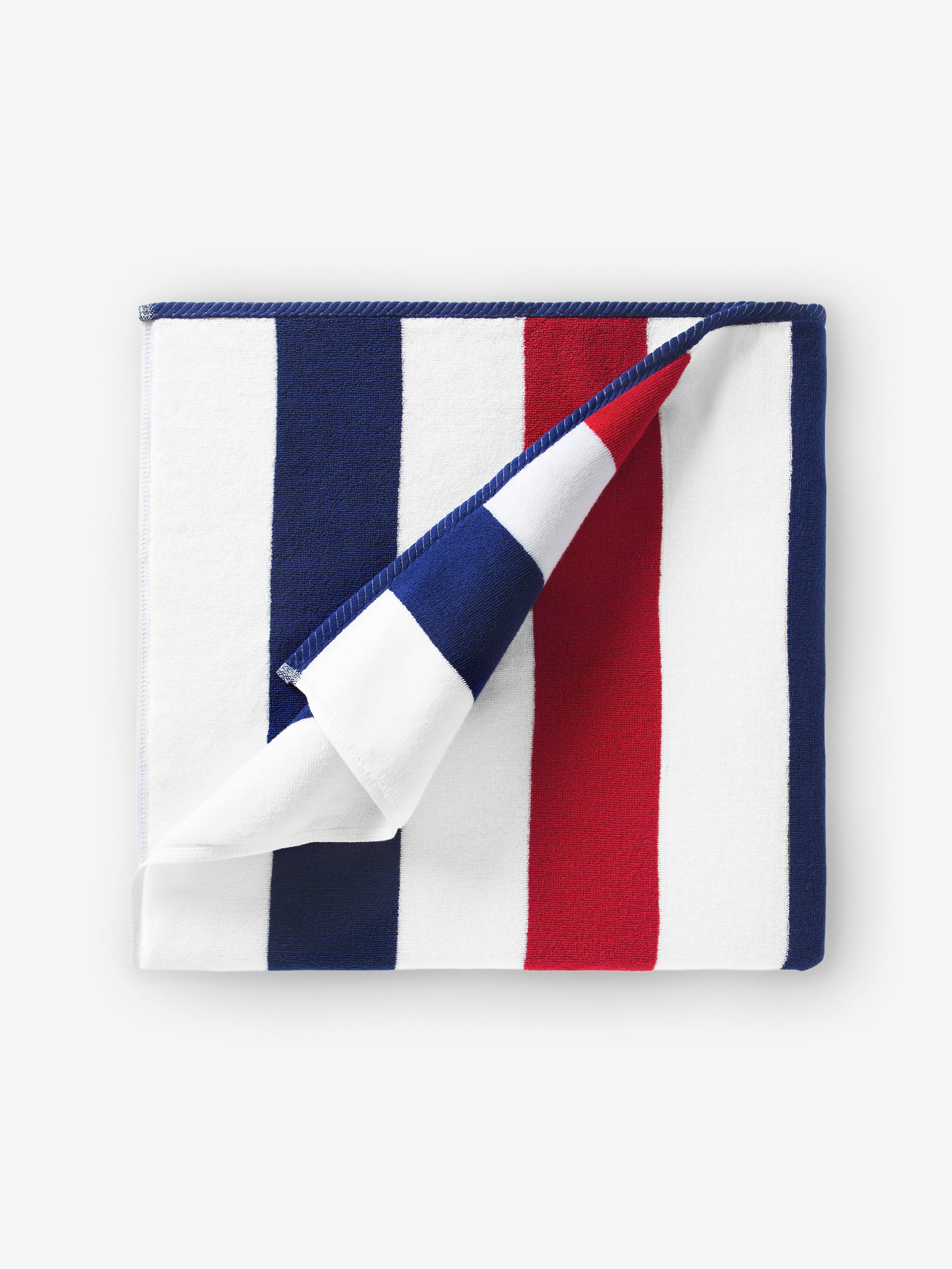 "Red, White & Blue Classic Cabana Beach Towel"
