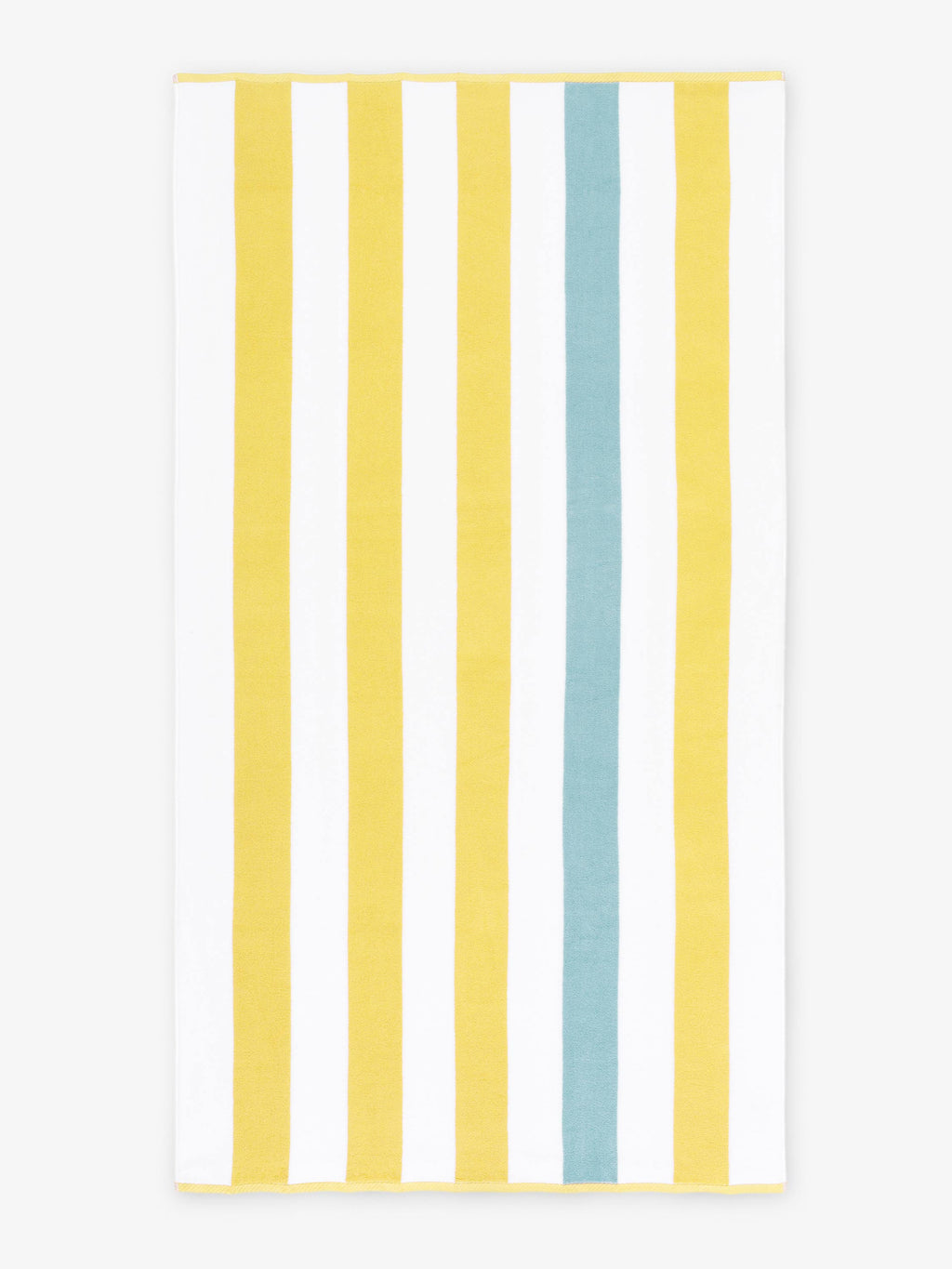 Yellow Sea Glass Cabana Beach Towel
