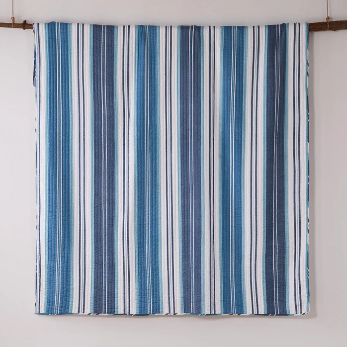 Camps Bay Reversible Coastal Quilt Set - Coastal Themed Quilt Set