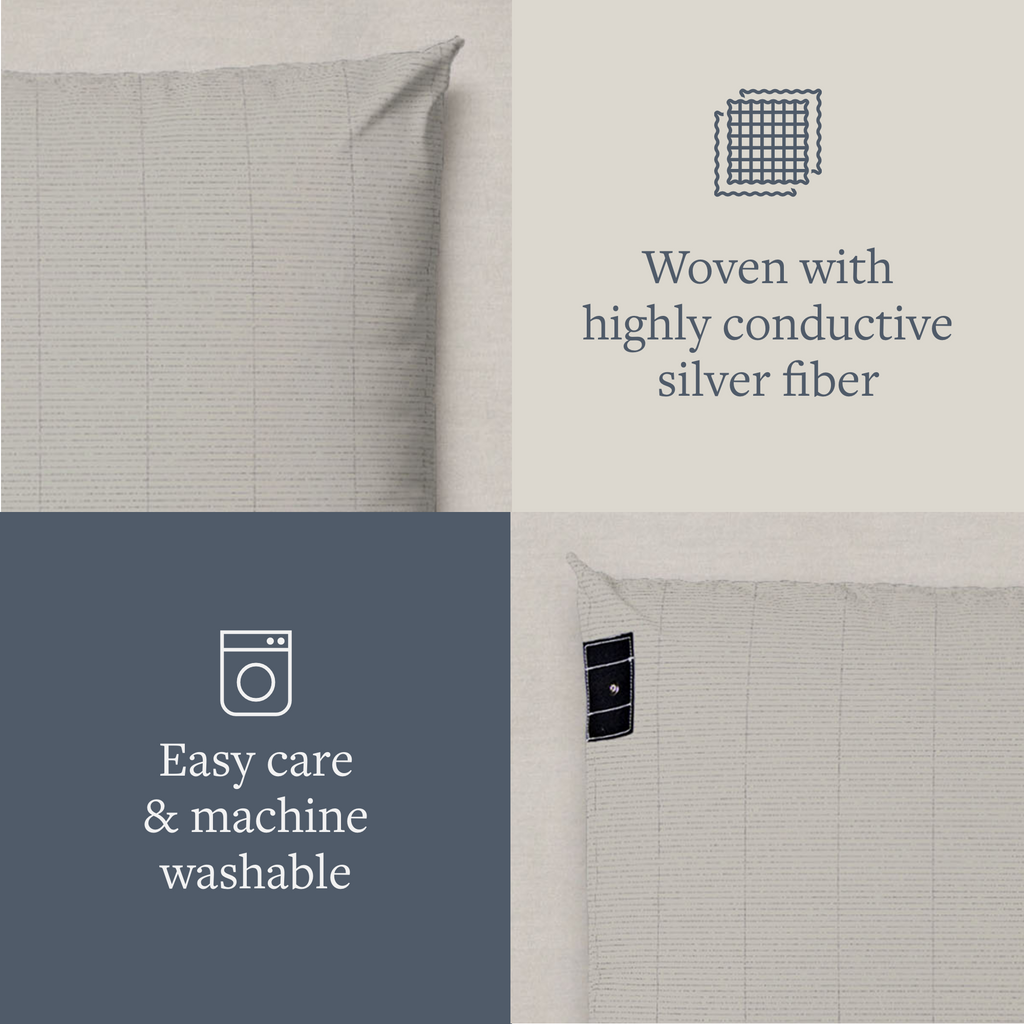 Luxury Grounding Pillowcase in 3 Colors