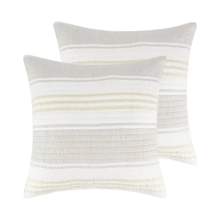 Caspian Sea Euro Pillow Sham | Set of 2 - Coastal Pillow Shams