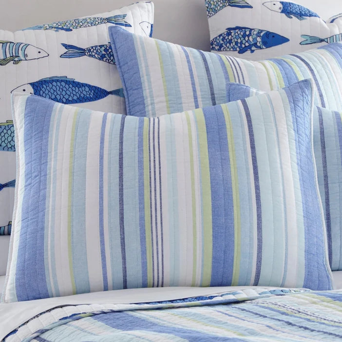 Coastal Bedding Ensembles Complete King - 7PC Catalina