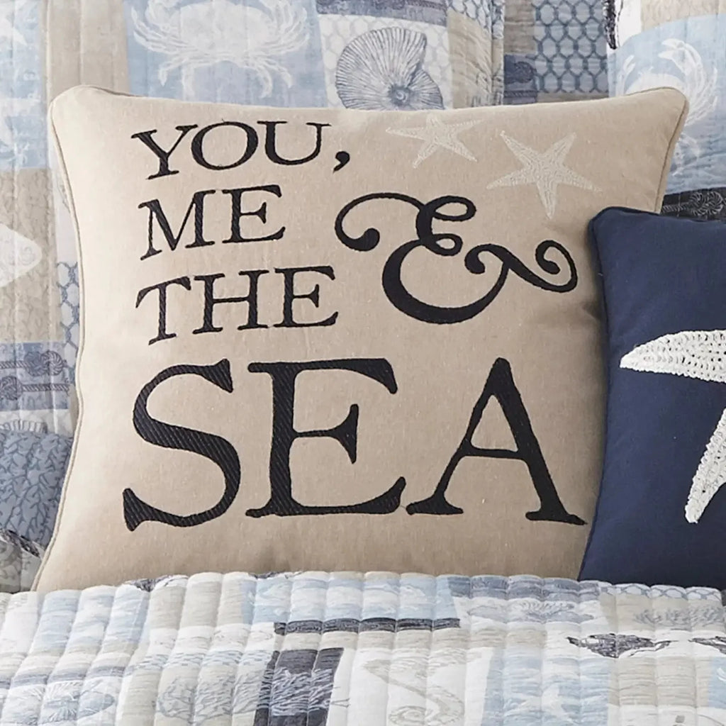 Cerralvo You Me Sea Pillow - Nautical & Coastal Accent Pillows