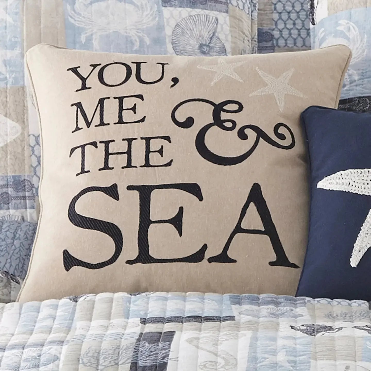 Cerralvo You Me Sea Pillow - Nautical & Coastal Accent Pillows