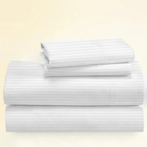 CinchFit American Made Full 9 Inch Depth Sheet Sets - 400TC Cotton Solid Colors