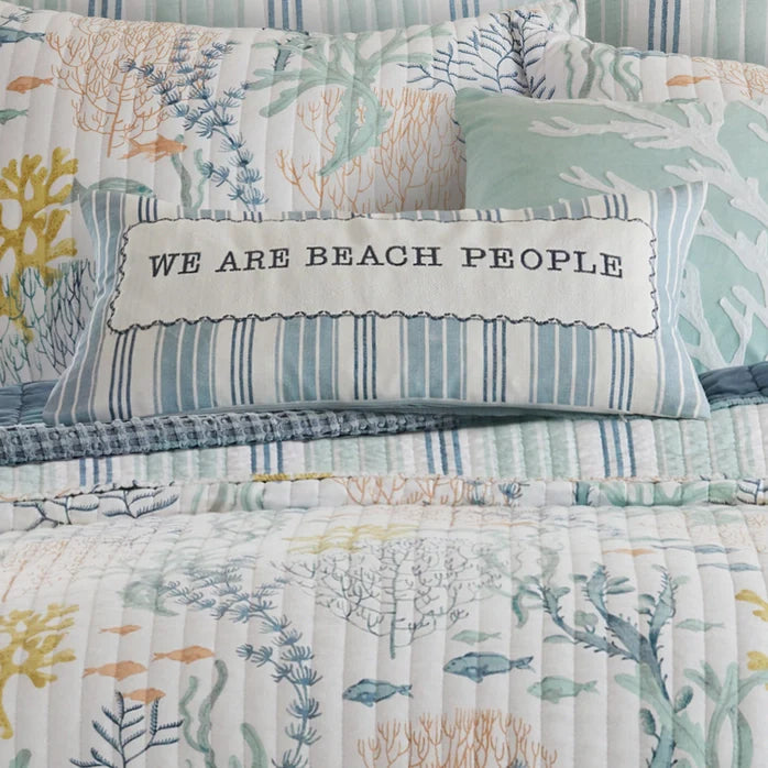 Coastal Bedding Ensembles Complete King - 7PC Ocean Meadow
