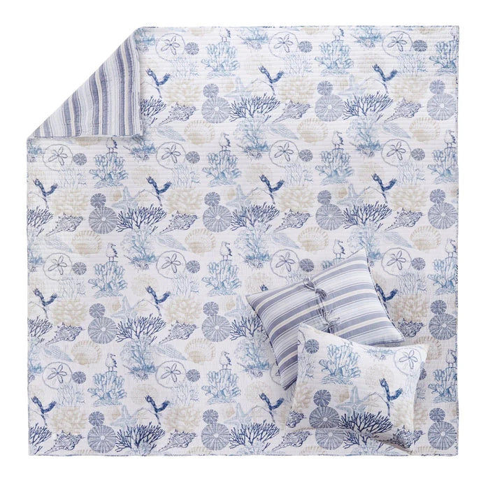 Coastal Serena Sea Quilt Set - Coastal Quilt Set