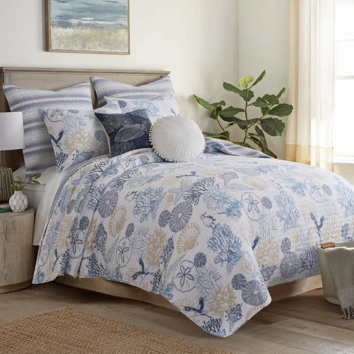 Coastal Serena Sea Quilt Set - Coastal Quilt Set