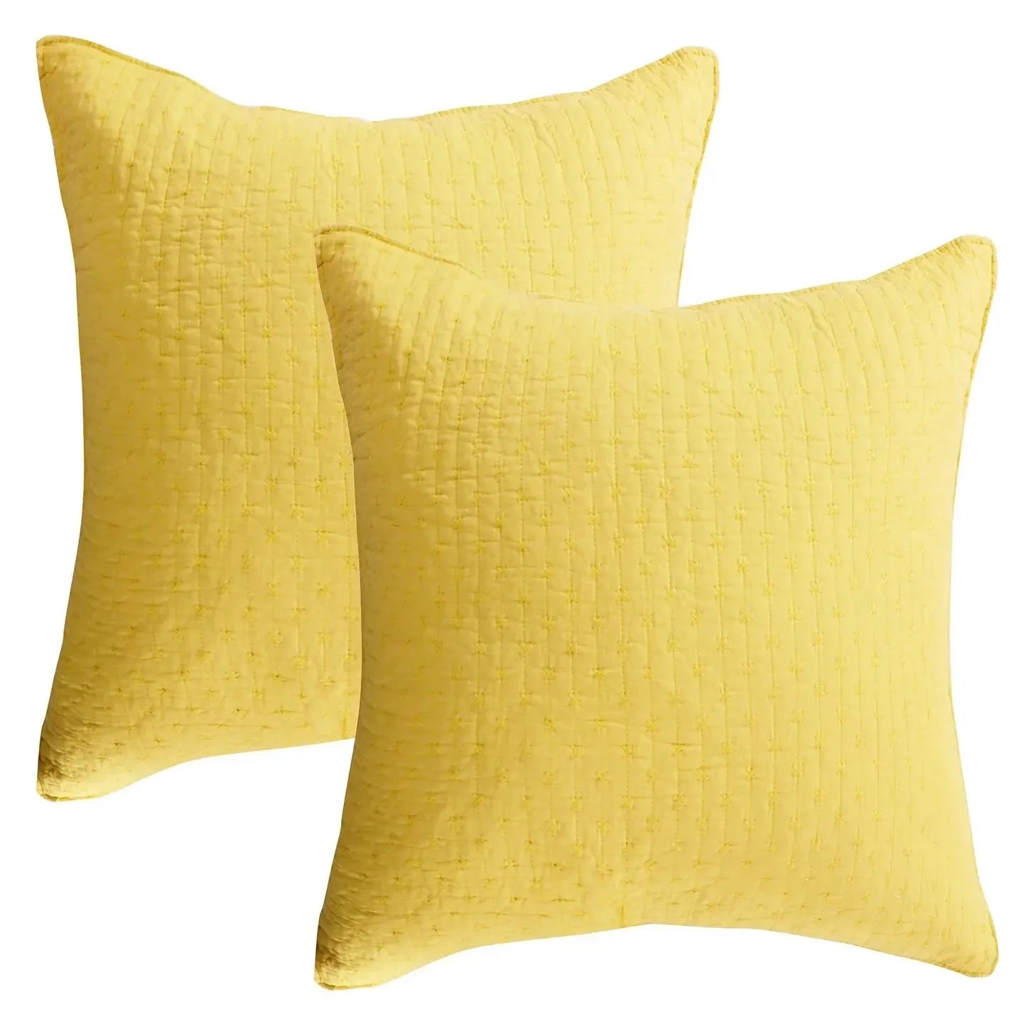 Cross Stitch Euro Sham Set of 2