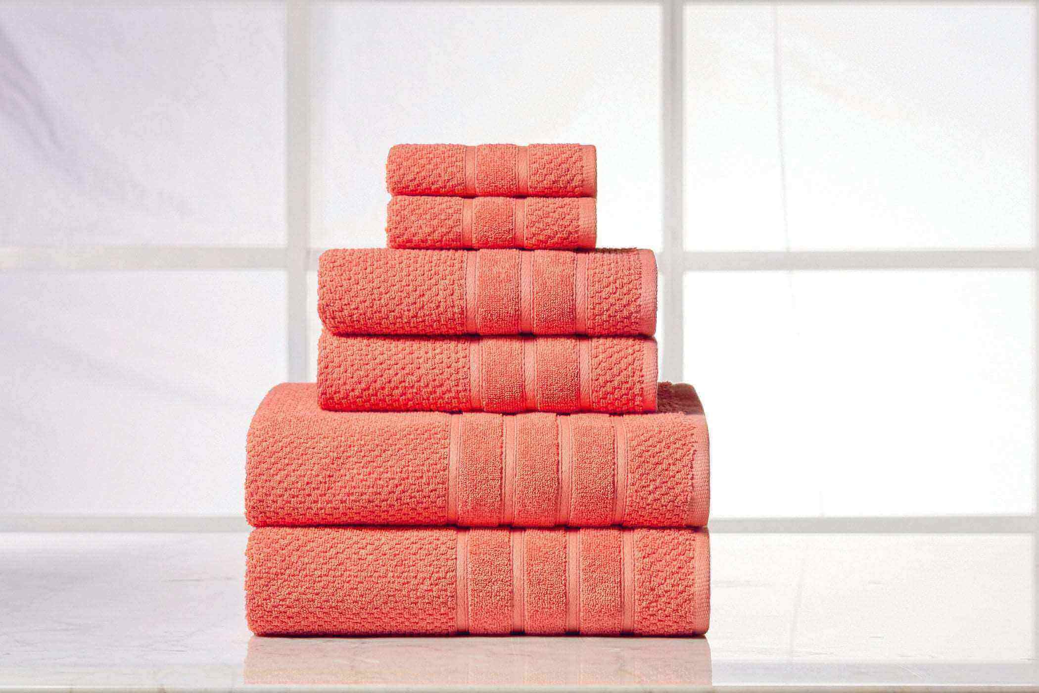 Egyptian Cotton Bath Towel Set 6PC