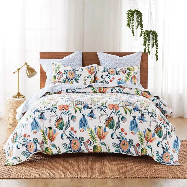 Eleni Euro Sham Set of 2 - Coastal Pillow Shams