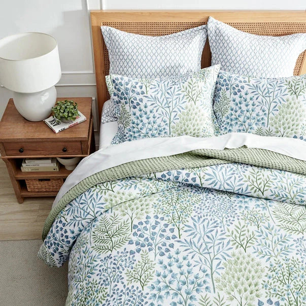 English Forest Duvet Cover Set - Green
