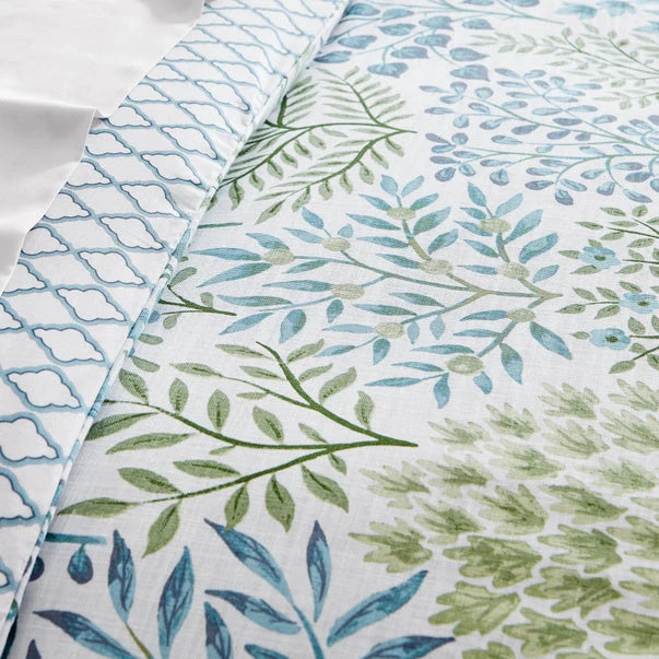 English Forest Duvet Cover Set - Green