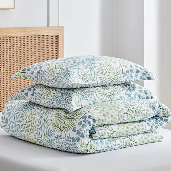 English Forest Duvet Cover Set - Green