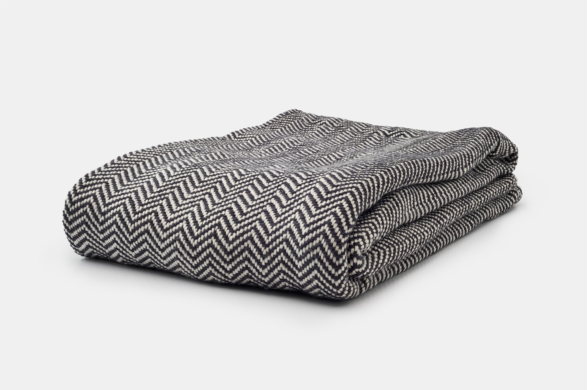 American Made Soft Chevron Pattern Throw Blanket - 100% American Made With USA Grown Cotton