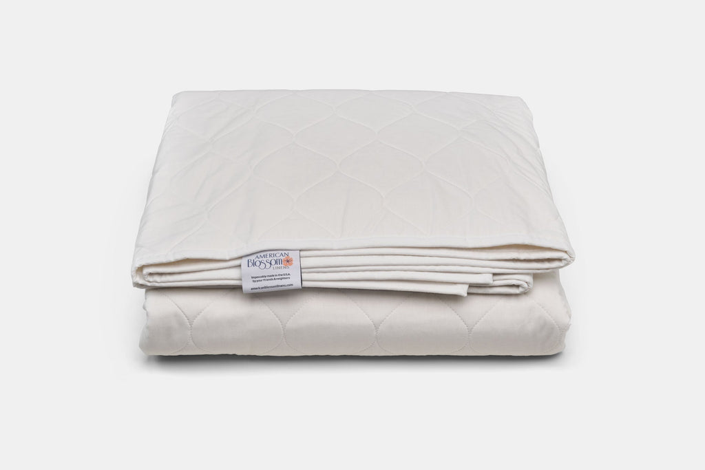Cotton Quilted Bedspread  - American Made With USA Grown Cotton