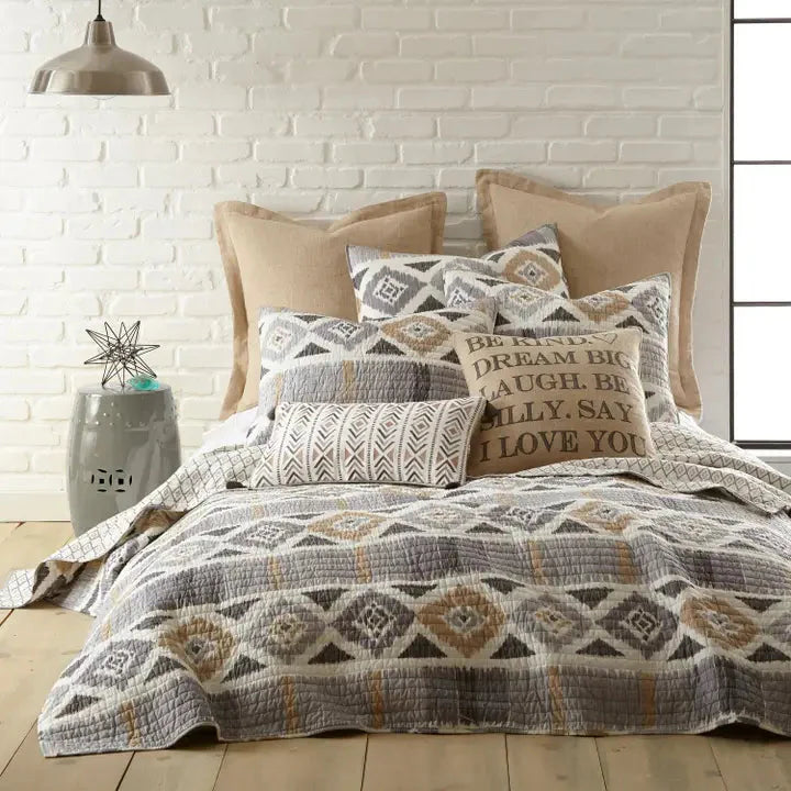 Linen/Cotton Natural Euro Sham with Flange
