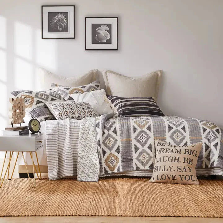 Linen/Cotton Natural Euro Sham with Flange
