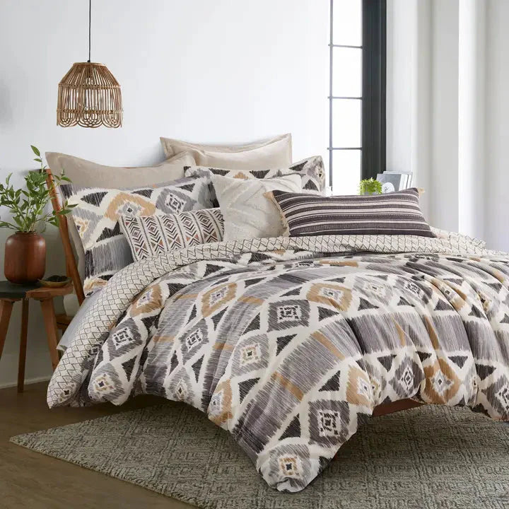 Linen/Cotton Natural Euro Sham with Flange