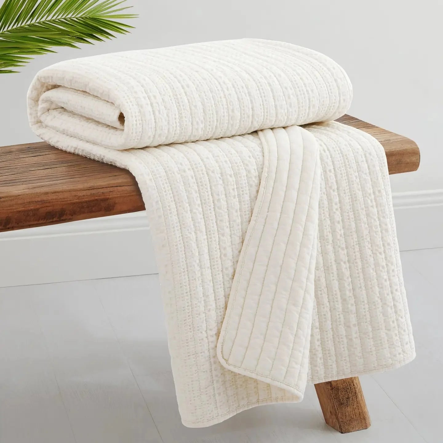 Loden Quilted Throw Blanket