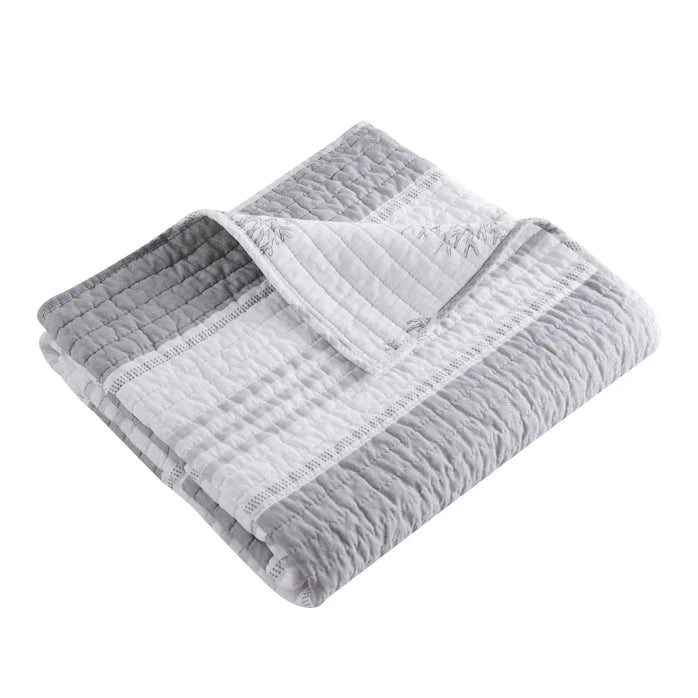 Nantucket Quilted Throw Blanket - Coastal Throw Blanket