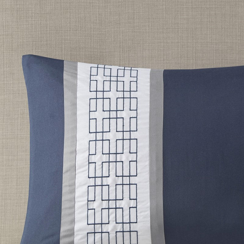 Nautical Powell 8 Piece King Nautical Comforter Set - Complete Bedding Ensemble