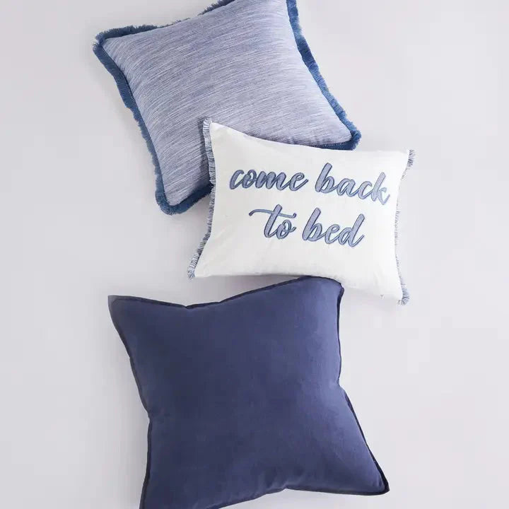Pickford Blue Pillow - Coastal Accent Pillows