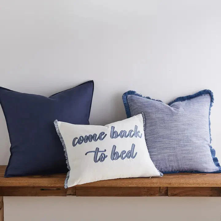 Pickford Blue Pillow - Coastal Accent Pillows