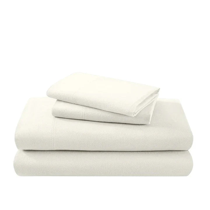 CinchFit American Made No Tear Split Top King Cotton Flannel Cord Elastic Sheets