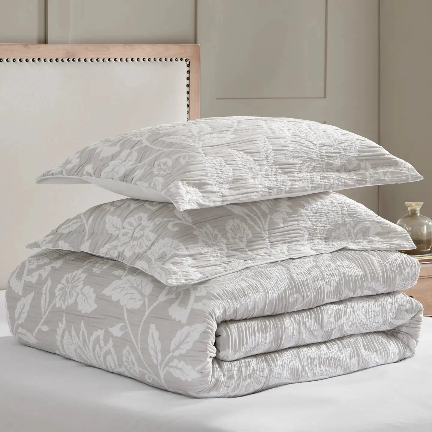 Sarrah Natural Duvet Cover Set