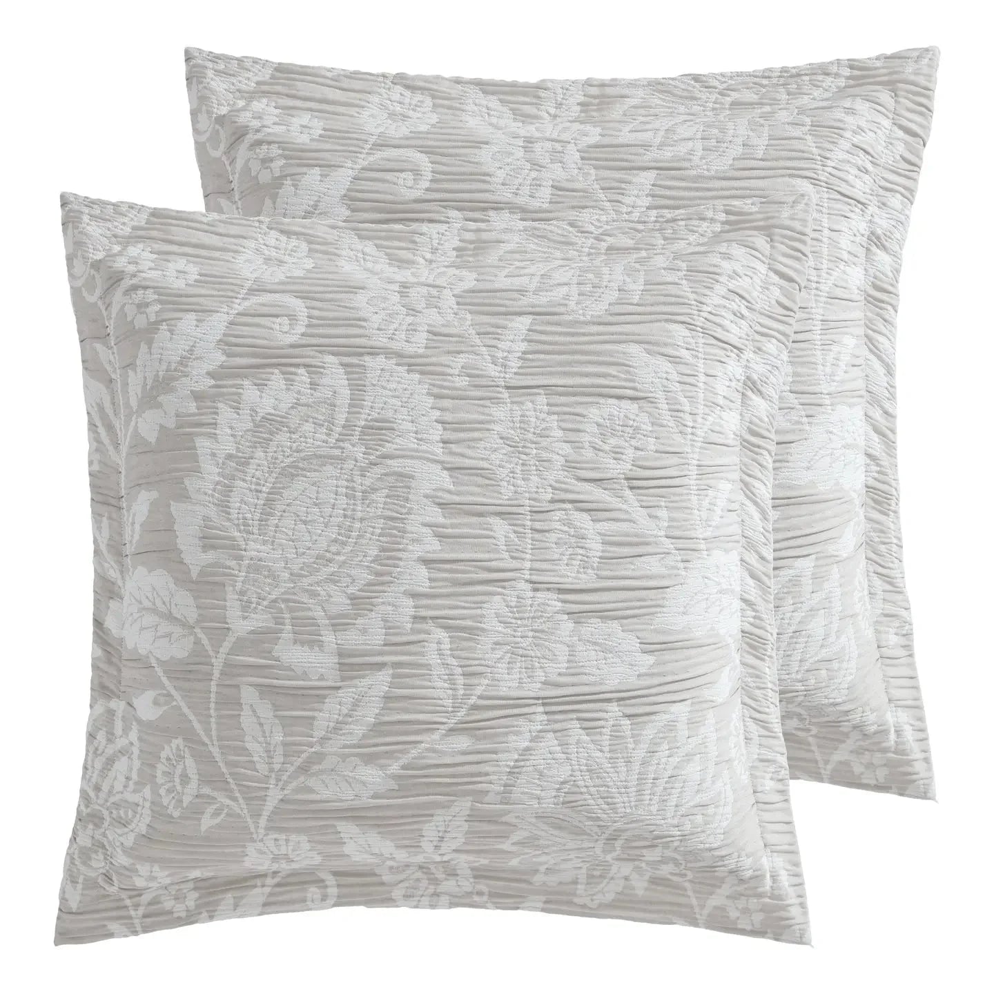 Sarrah Natural Euro Sham Set of 2