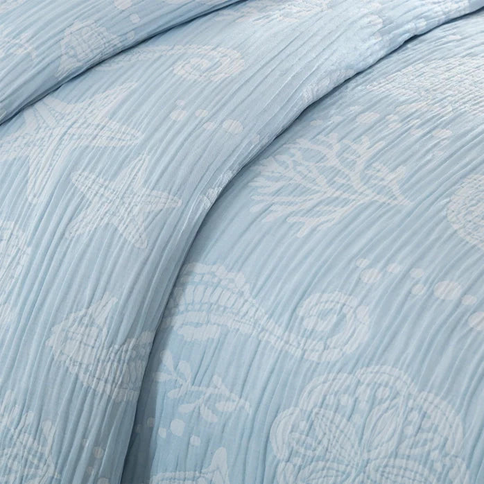 Seaside Charm Coastal Comforter Set - Coastal Blue Comforter Sets