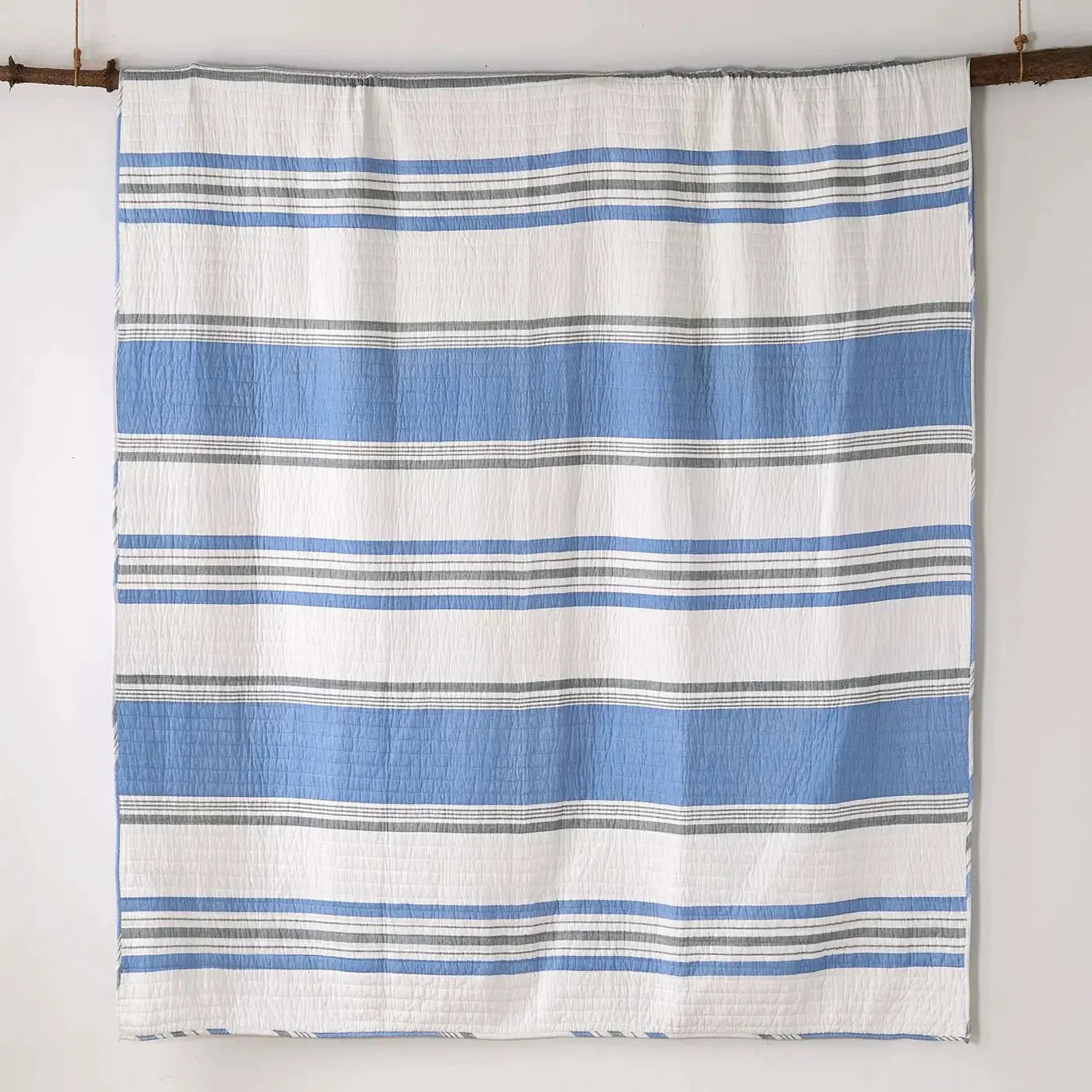 St Bart Stripe Quilt Set