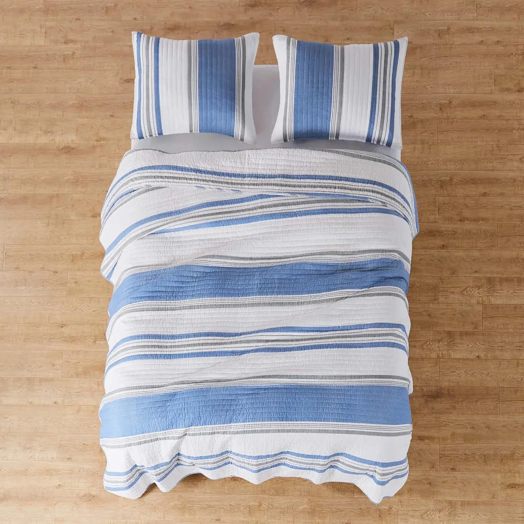 Complete 7PC St. Bart Coastal Bedding Ensemble