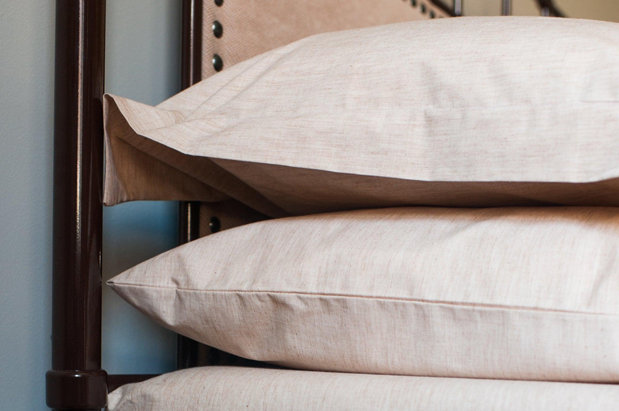 Colored Cotton Bed Pillowcases - American Made With USA Grown Cotton