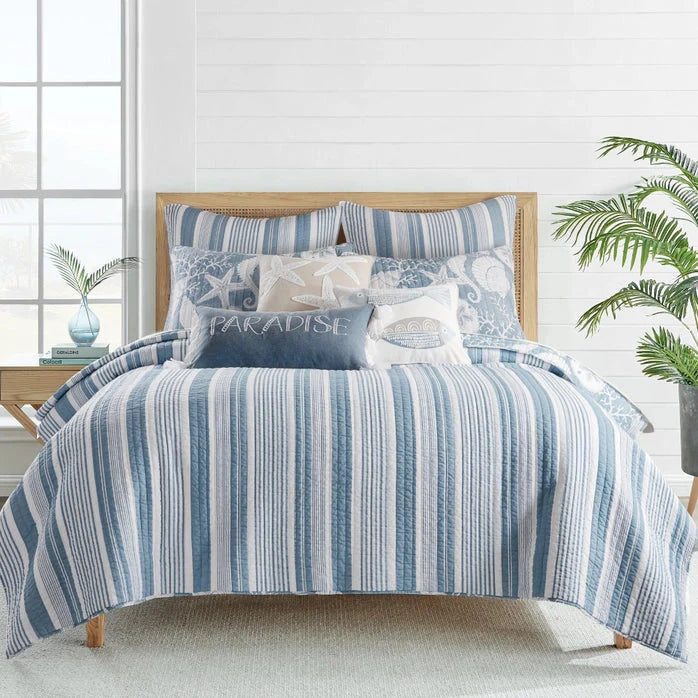 Stillwater Euro Sham Set of 2 | Coastal Shams