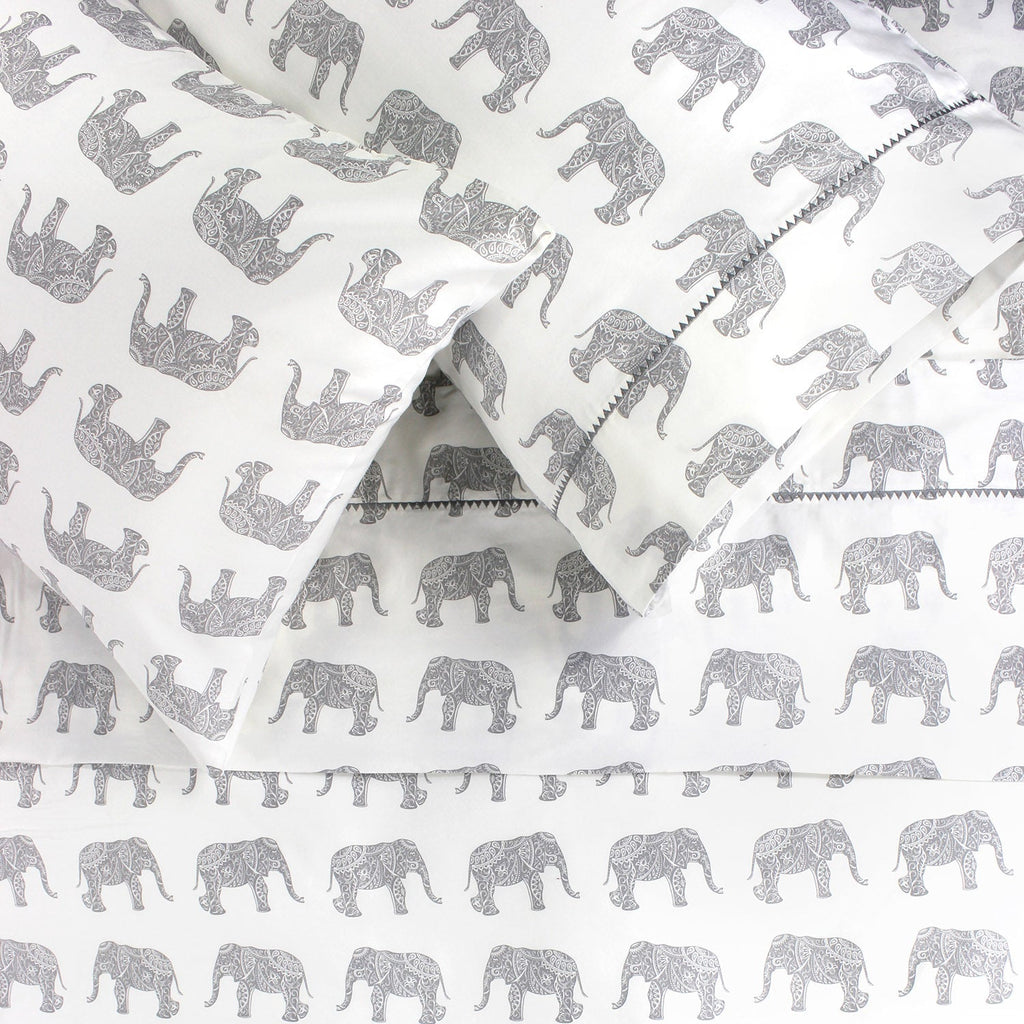 Animal Themed Sheets - Elephants Sheet Set