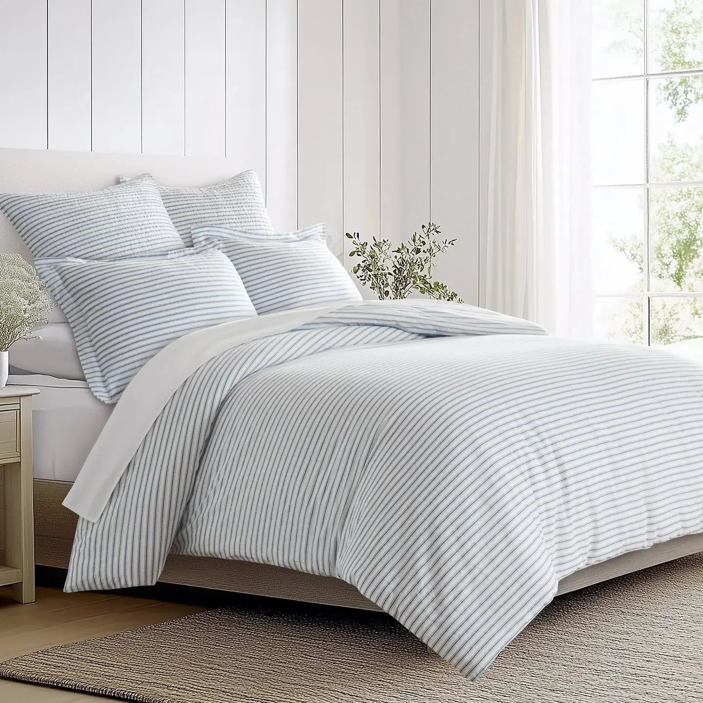 Tobago Stripe Comforter Set Coastal Bedding Set